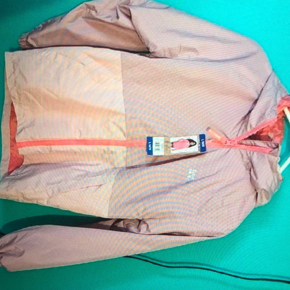 Eddie Bauer blush pink hooded jacket